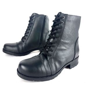 Sandro Moscoloni For Her Thick Block Heel Boot Black Size 6.5M